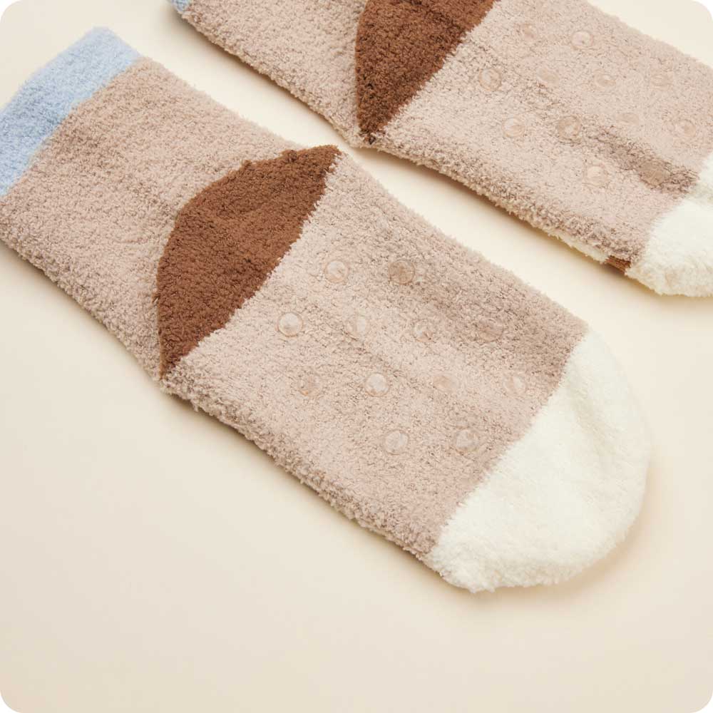 Image 115: Microwavable Sloth Crew Socks - Warmies USA