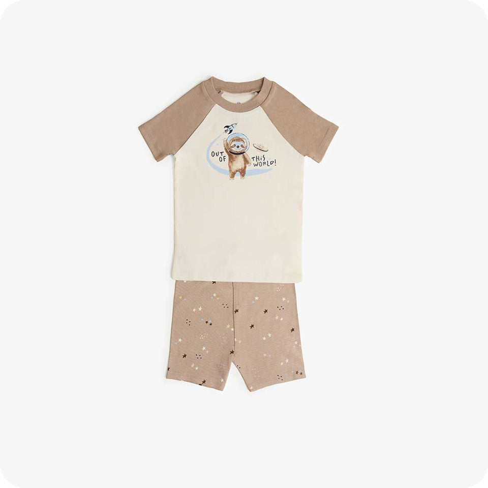 Sloth Shorties Pajamas - Vivid Orchard Snug Assortment
