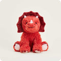 Image 101: Microwavable Red Triceratops Stuffed Animal Warmies