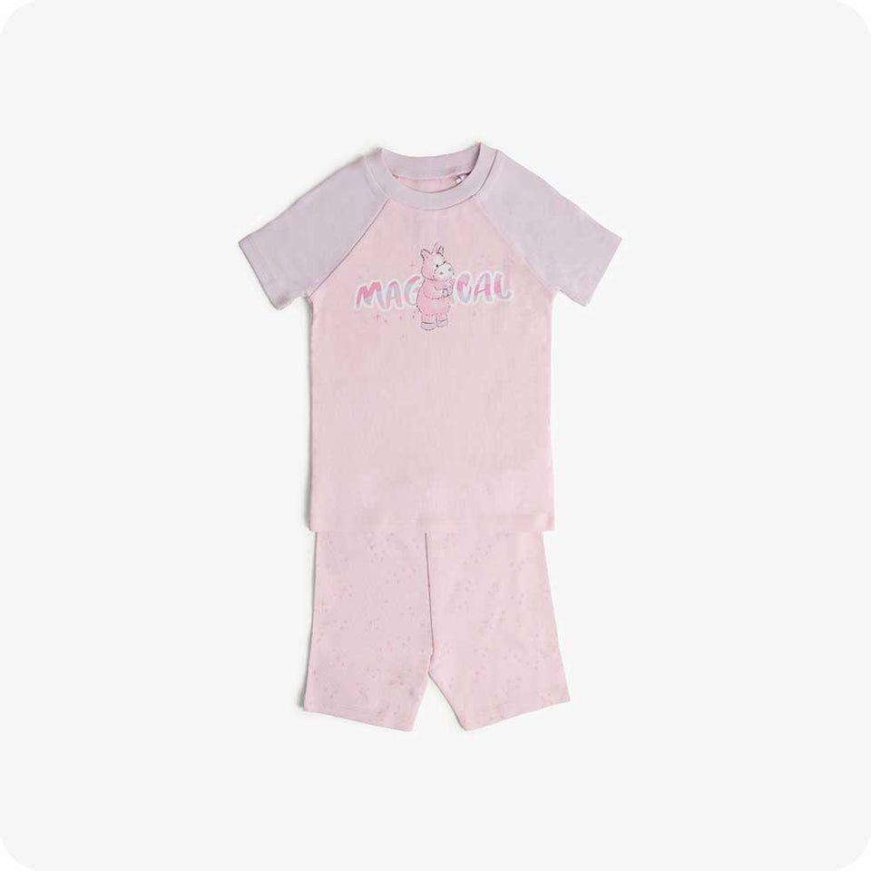 Unicorn Shorties Pajamas - Umber Orchard Cozy Assortment